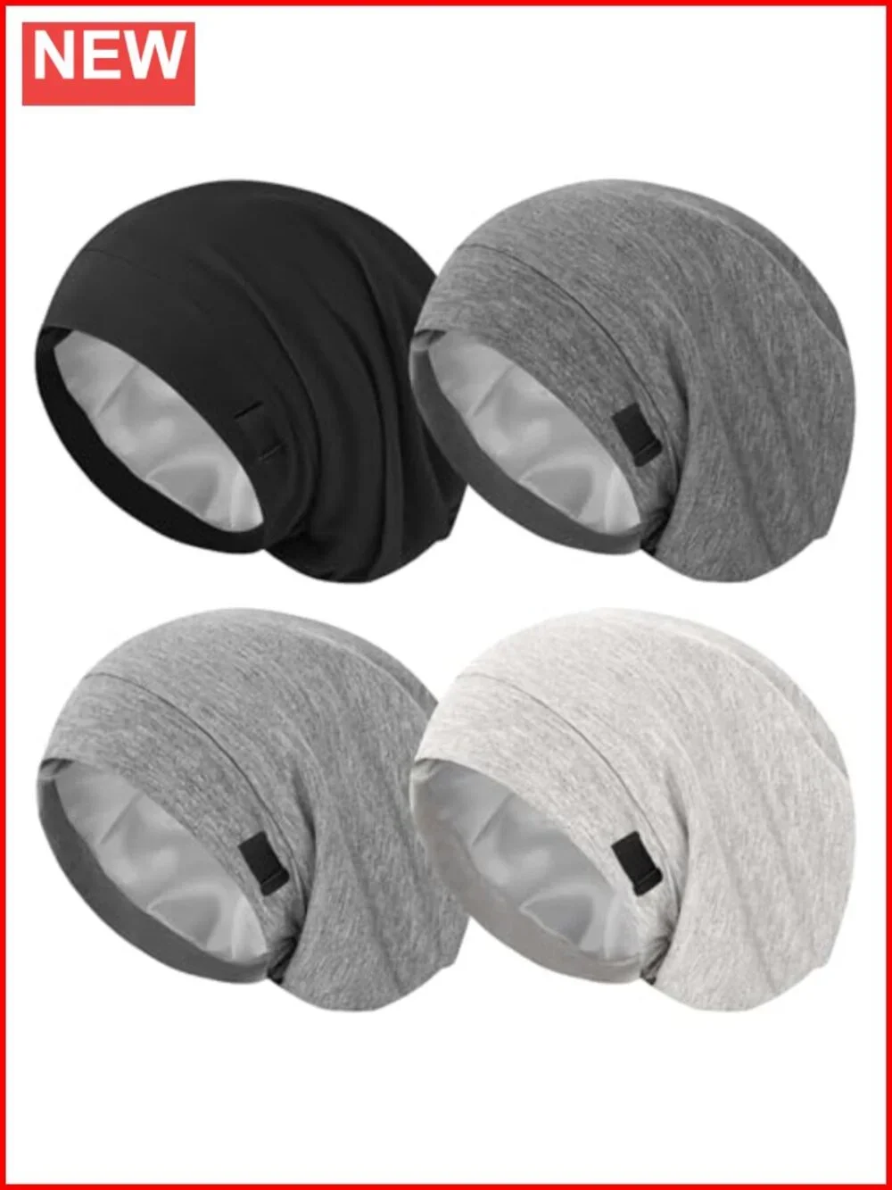 Adjustable Silk Satin Bonnet for Sleeping, Curly Hair Protection